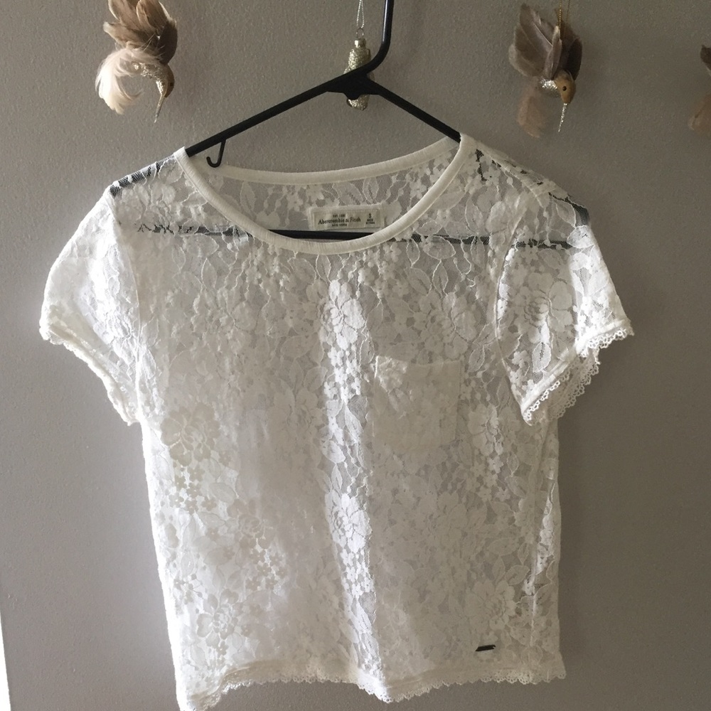 Abercrombie and Fitch lace top, small