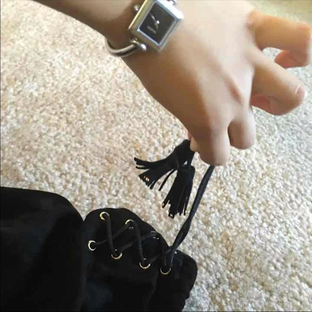 Black suede boots - Picture 3 of 3