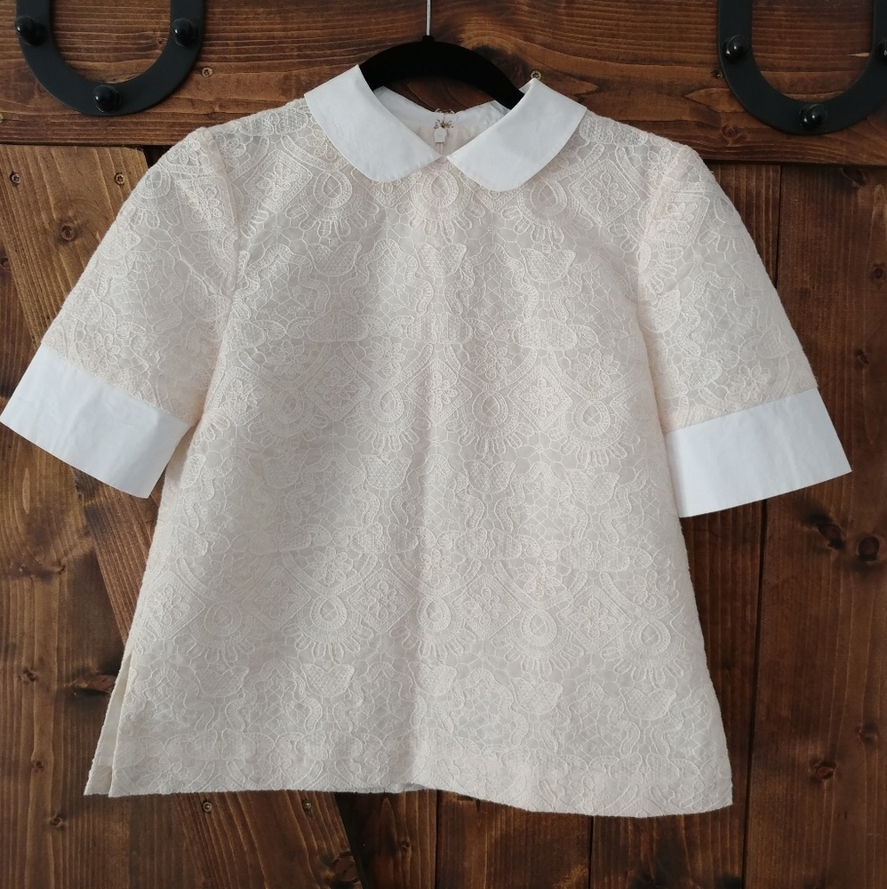 Gorgeous Tory Burch Cream Top