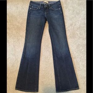 Paige petite Laurel Canyon low rise bootcut jeans