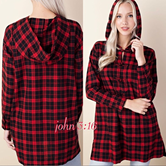 Last One✔️ Plaid tunic - Picture 3 of 5