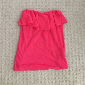 Pink Lilly Pulitzer Tube Top