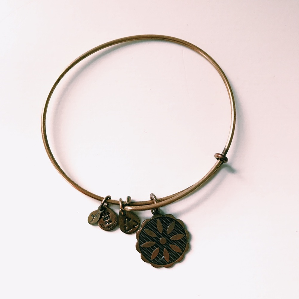 Gold Flower Alex and Ani