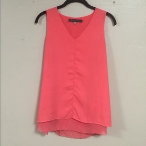 Pink Sleeveless Blouse