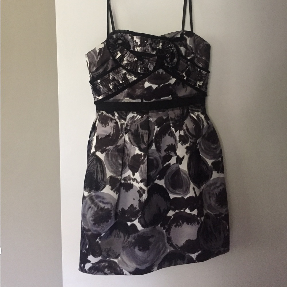 Strapless BCBG dress