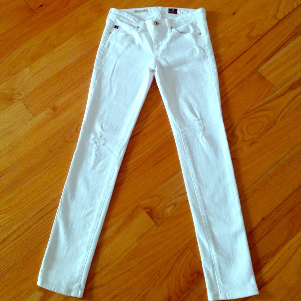 AG: the Stevie Ankle Slim Straight Leg jean. 24