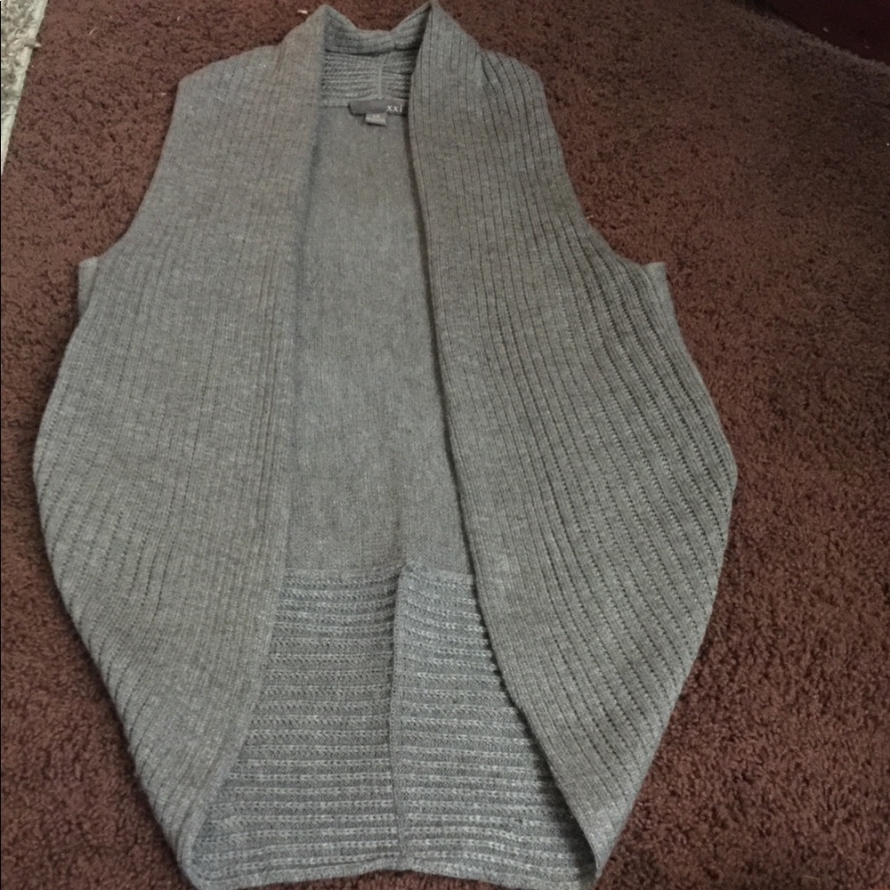 Long sweater vest