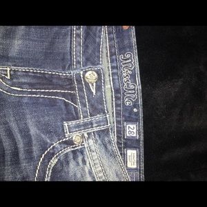 Miss me out cut jeans.