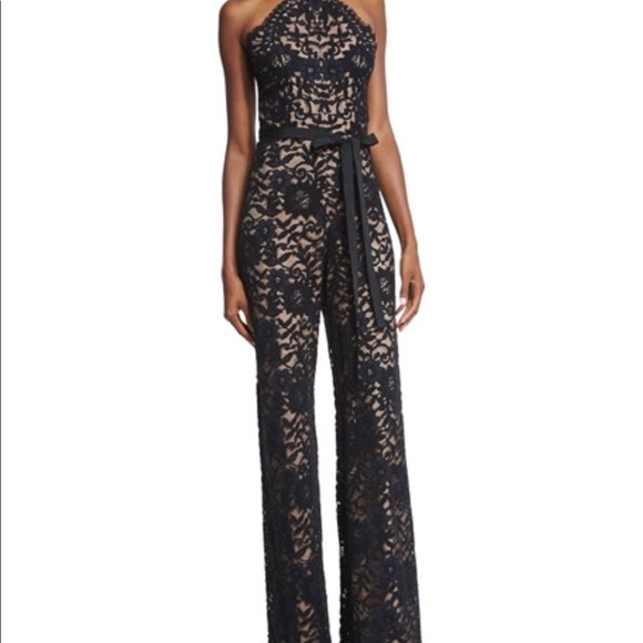 Alexis Other - Alexis size L halterneck jumpsuit black lace
