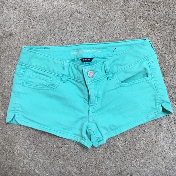 American Eagle Outiffters Seafoam Green Shorts - Picture 1 of 4