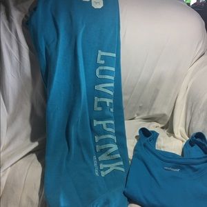 VS/Pink Capri Sweatpants in size Small!