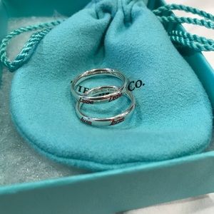 Love & Kiss Paloma Picasso Tiffany & Co. ring set