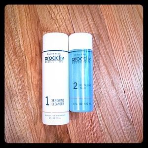 Proactiv renewing cleanser and revitalizing toner