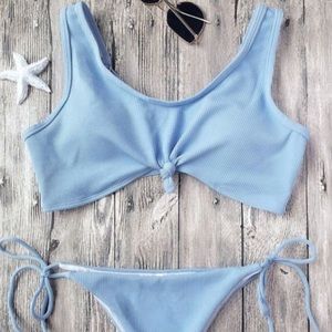 Baby blue bikini