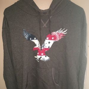 AE American flag hoodie