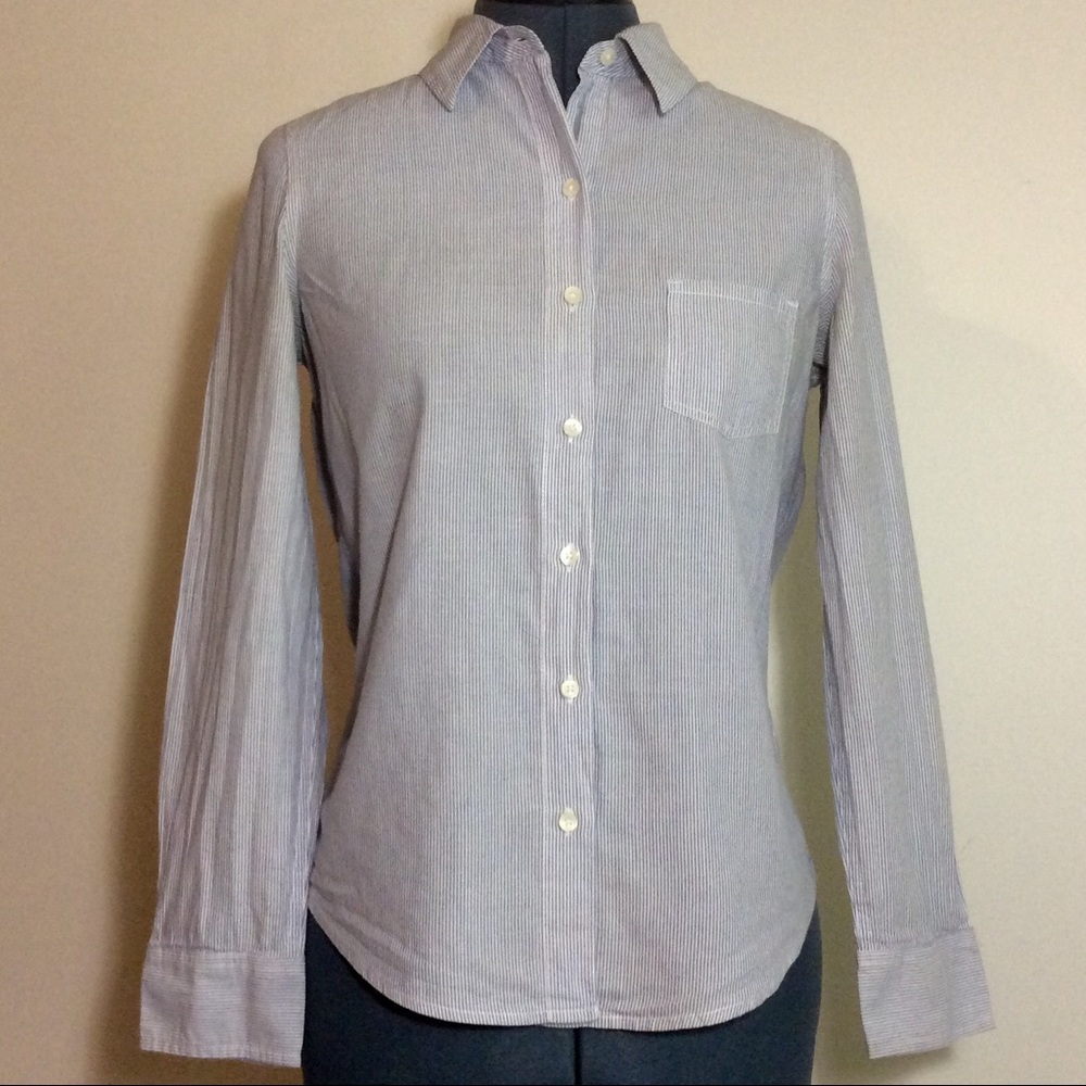 Striped GAP Button Down Shirt (Boyfriend Fit)