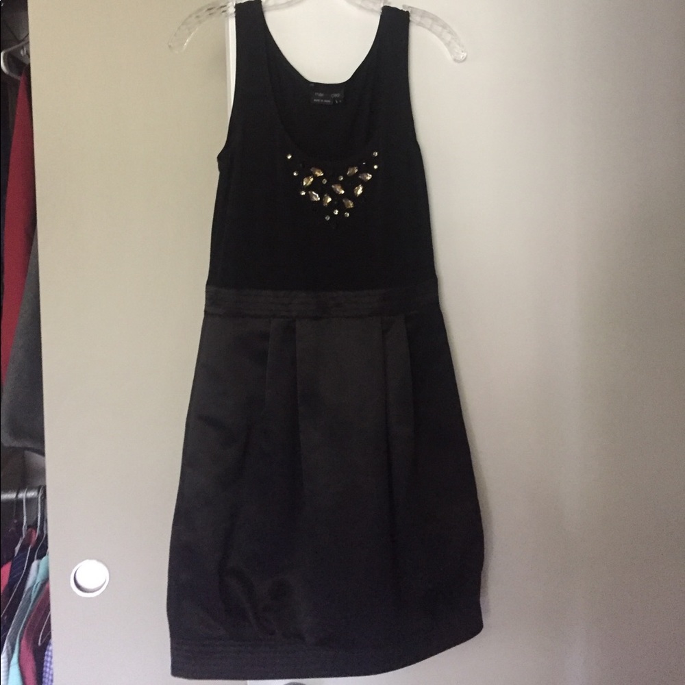 Max and Cleo black beaded dress
