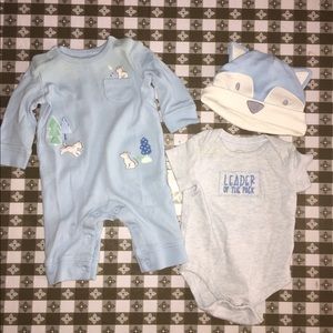 Newborn Gymboree 3 piece bundle