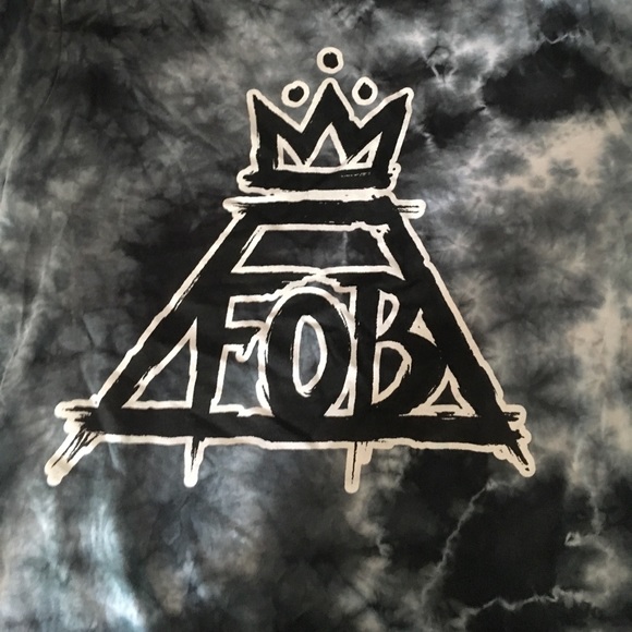 Tops - Fall Out Boy tye dye t shirt