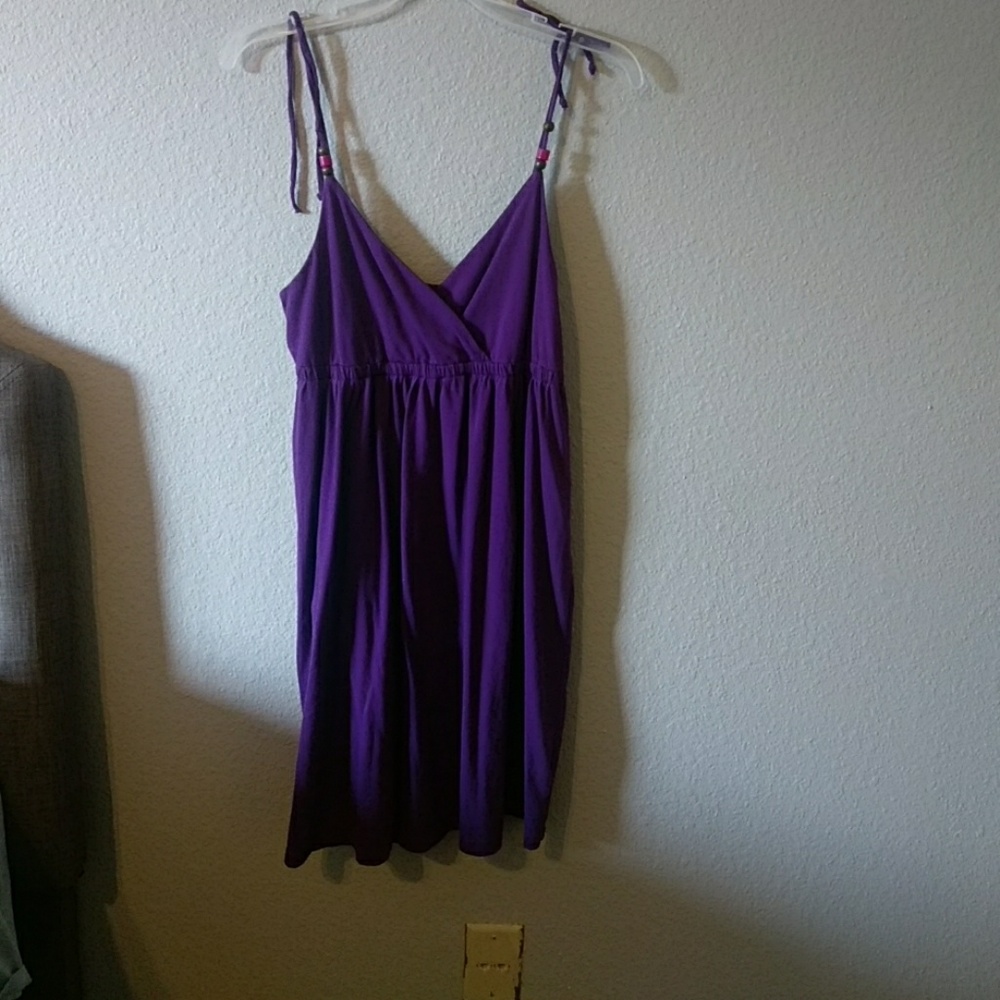 🔴 old navy purple dress