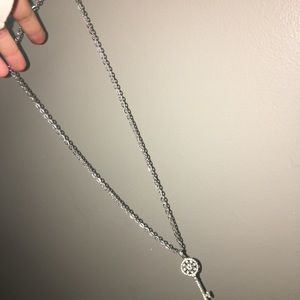 Key necklace on chain