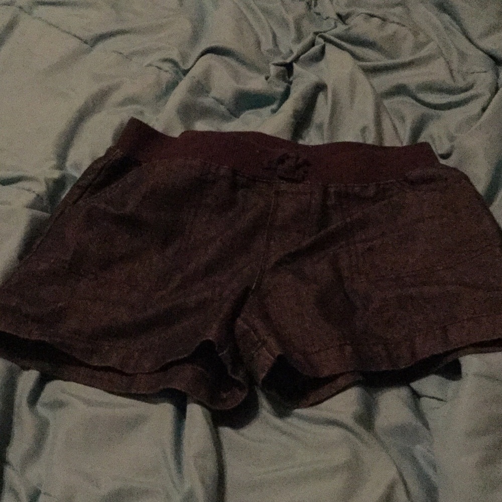 Girls' short denim shorts