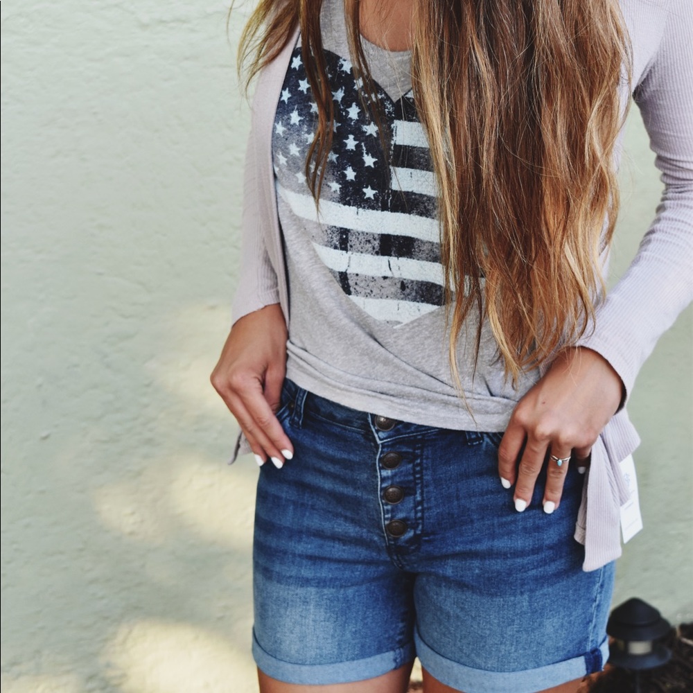 NWT Blue Denim Shorts