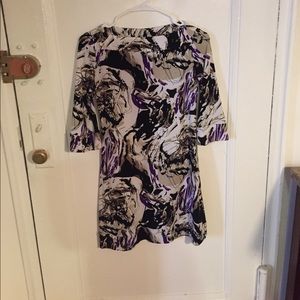 Printed 3/4 sleeve Dress 👗