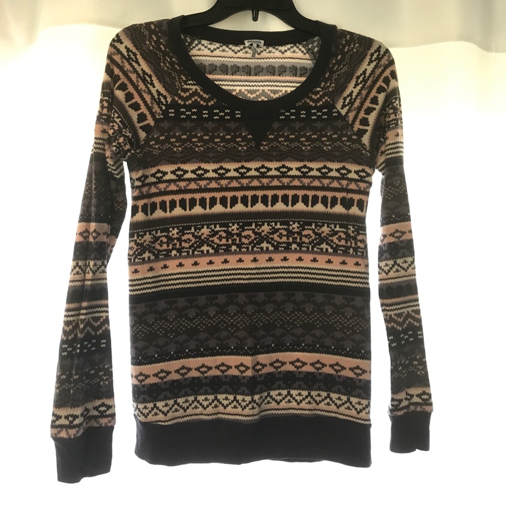 Multi pattern shirt