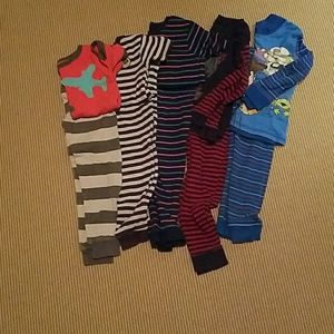 5 pairs boys 3T pjs