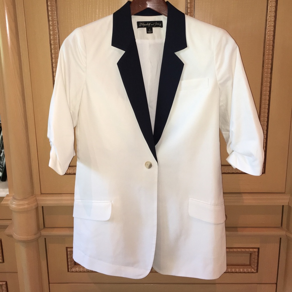 Elizabeth and James blazer
