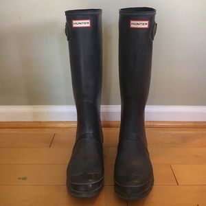 Original Tall Matte Black Hunter Boots