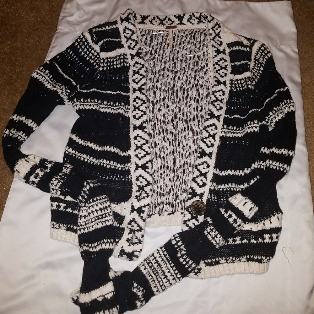 Knitted free people cardigan XS