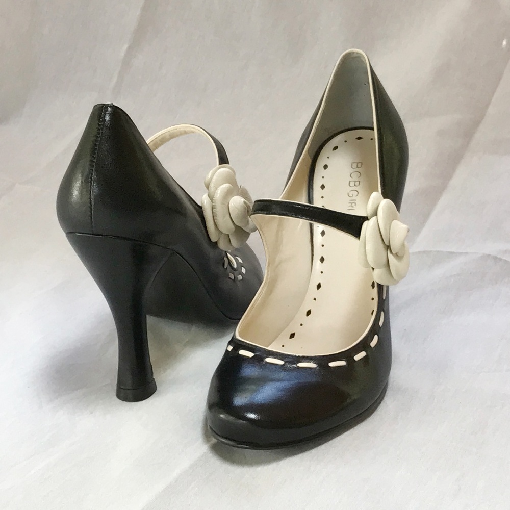BCBGirls Black and White Heels