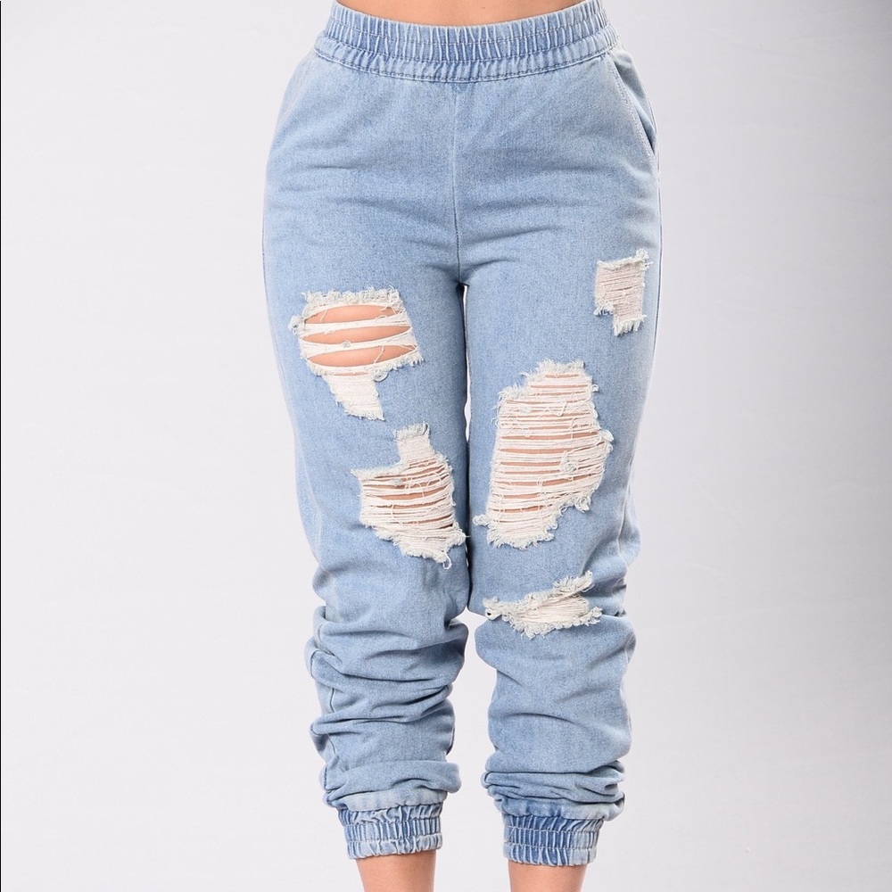 ripped joggers