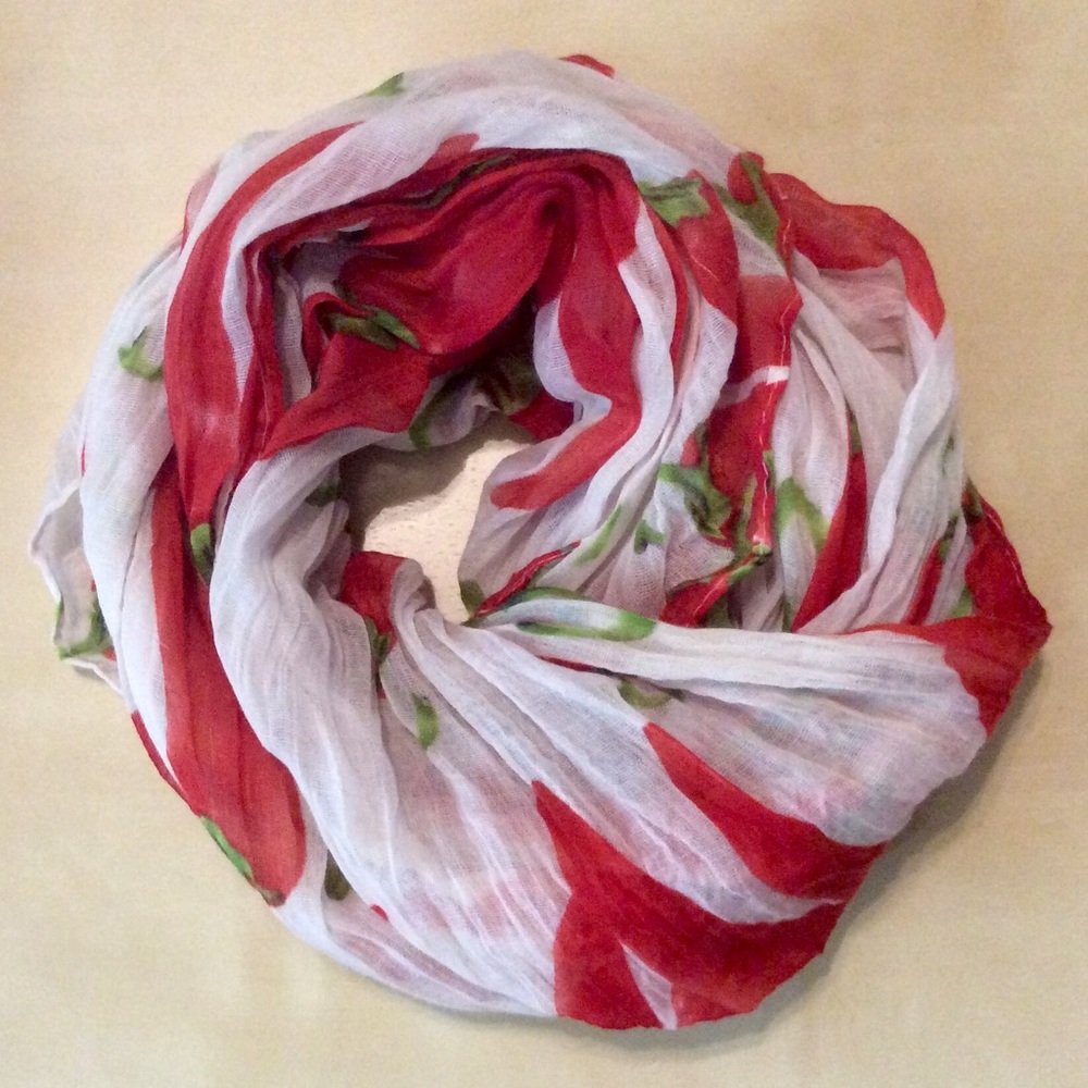 Red Hot Peppers Scarf