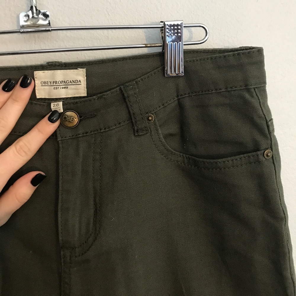 Obey high-rise skinnies
