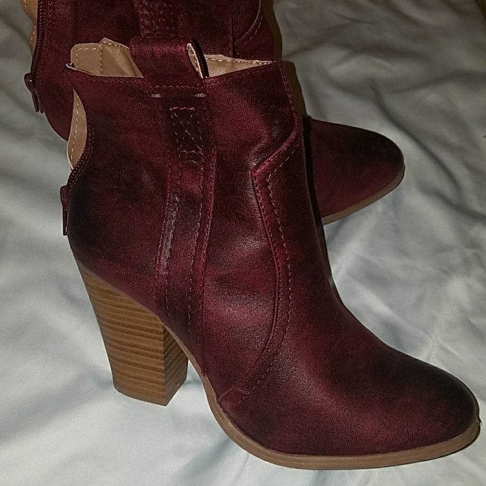 Leather Booties size 6.5