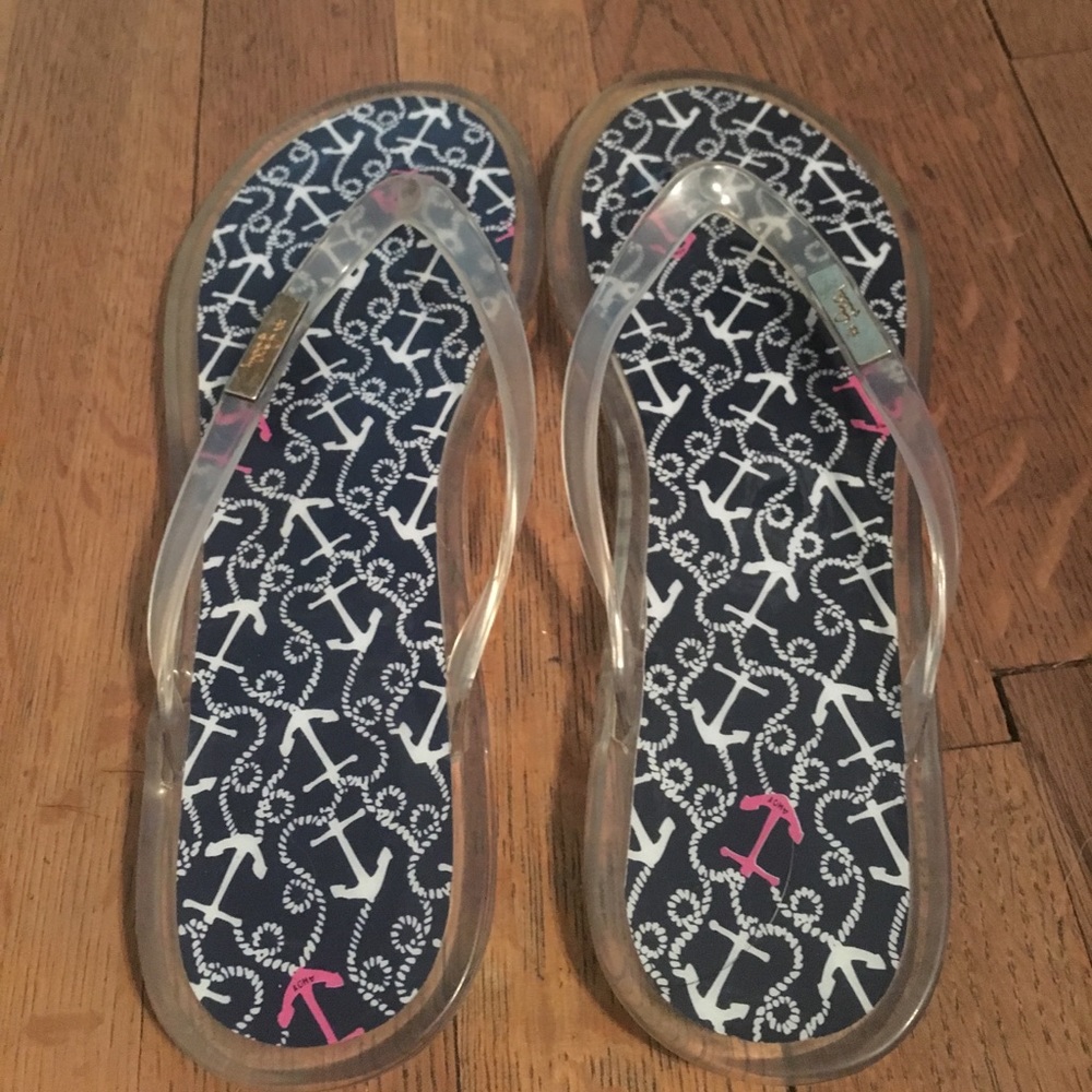 Lilly Pulitzer Anchors Aweigh Flipflops