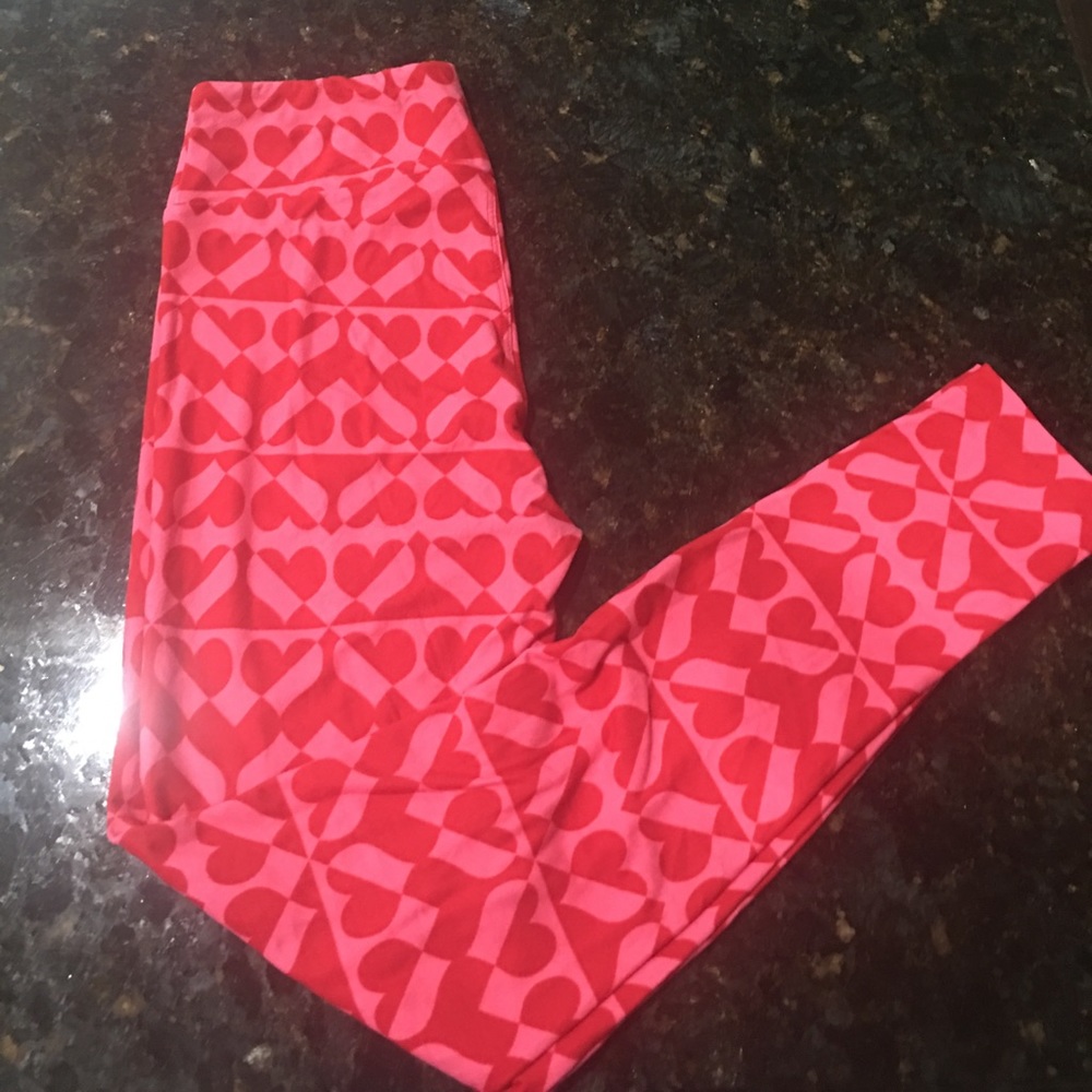 OS Lularoe Heart Leggings