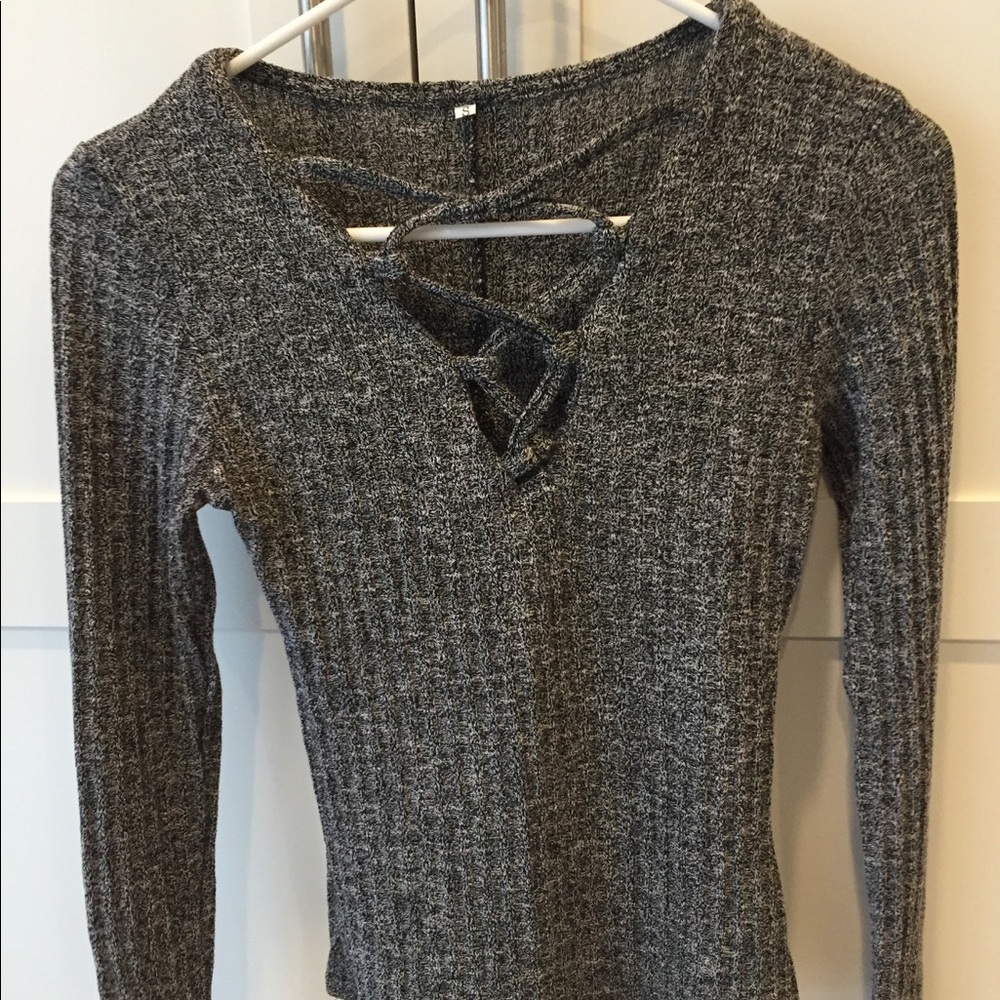 Grey Long Sleeve Shirt