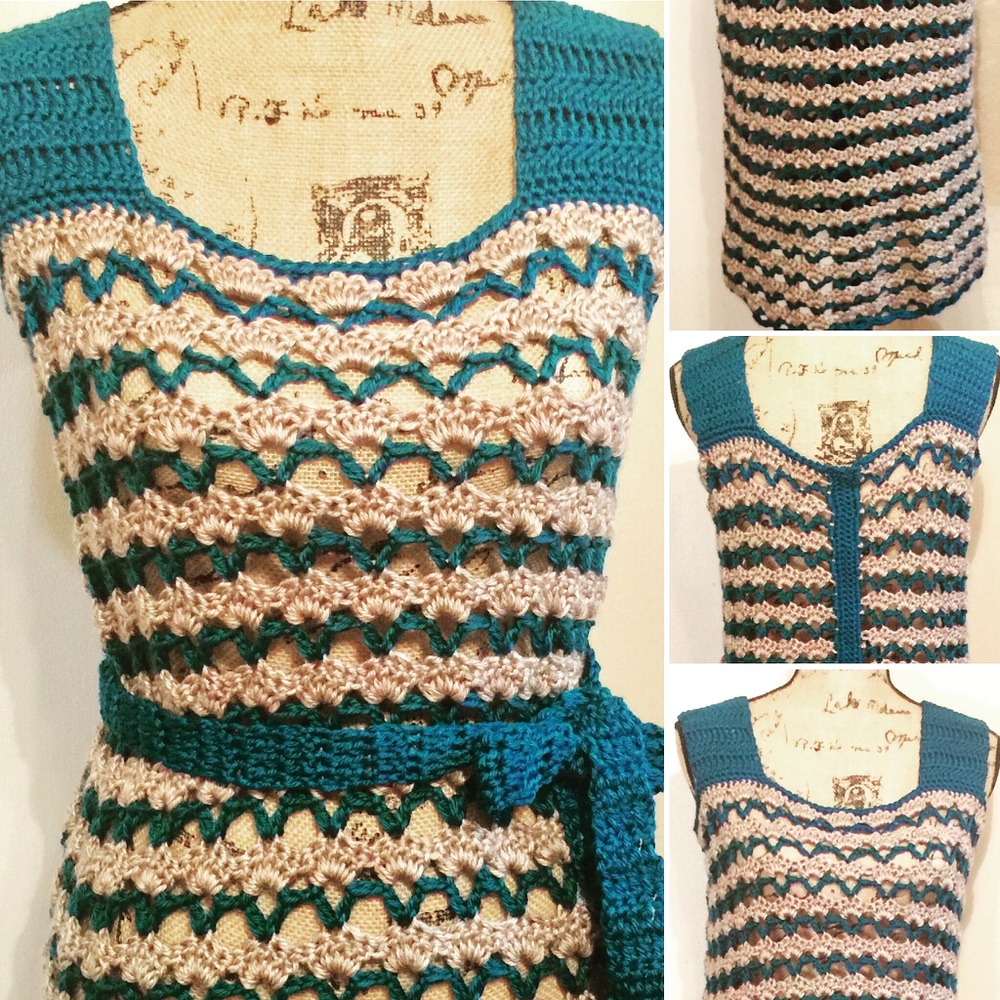 Crochet Mesh Dress
