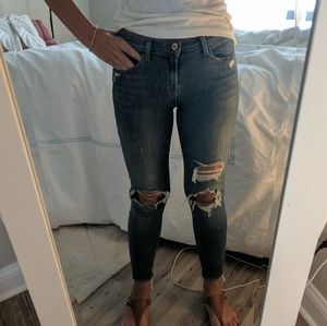J Brand mid rise crop skinny