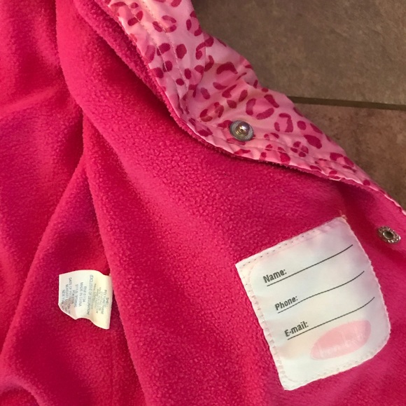 Bon Bebe pink leopard raincoat. Toddler girl - Picture 6 of 6