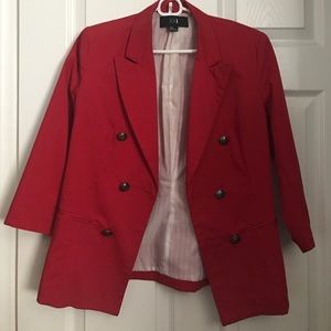 Red blazer