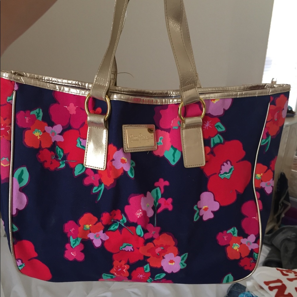 Lilly pulitzer beach bag