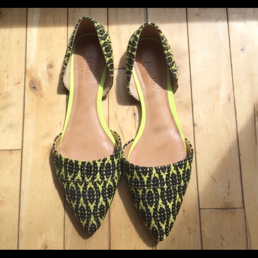Jcrew flats like new