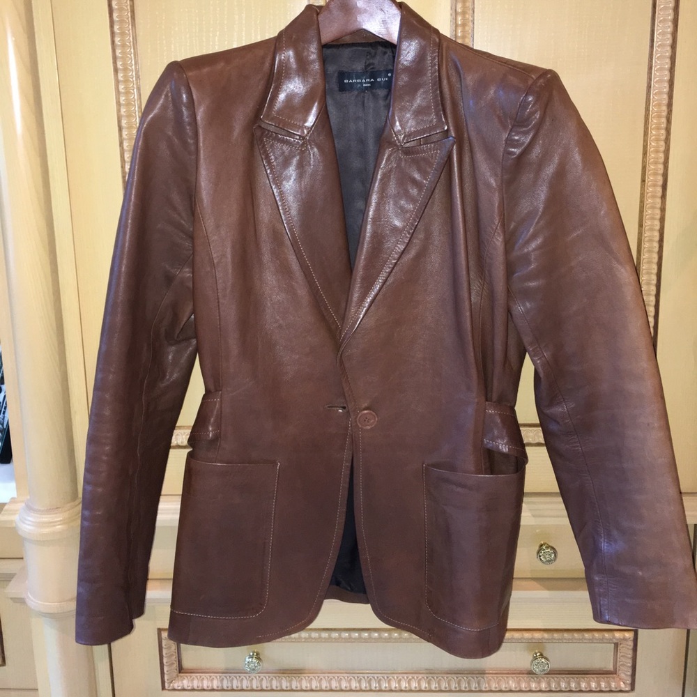 Barbara Bui leather blazer