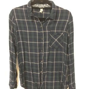Forever 21 plaid button down