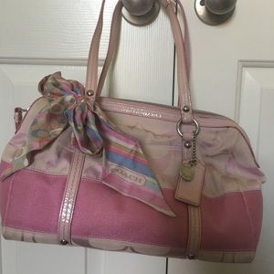 Pink Coach purse